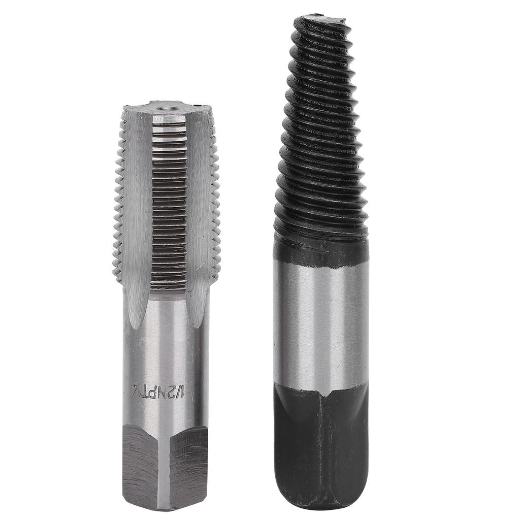 Pipe Extractor with Tap 12in Thread Removal Repair Manual Broken Remover Tools