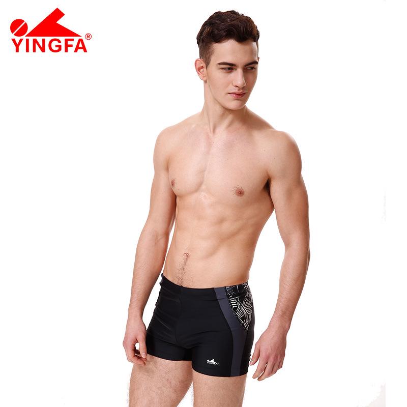 Yingfa Men's Casual Square Leg Swim Trunks Y3575 for Swimming & Water Play