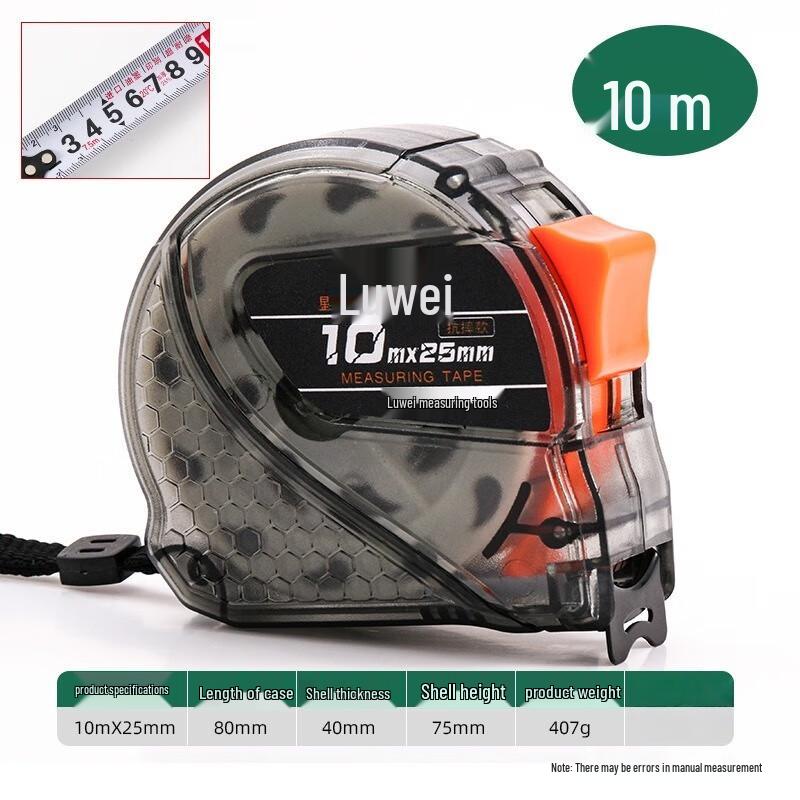 Luwei Durable Transparent Steel Tape Measure CN plug (adapter included)