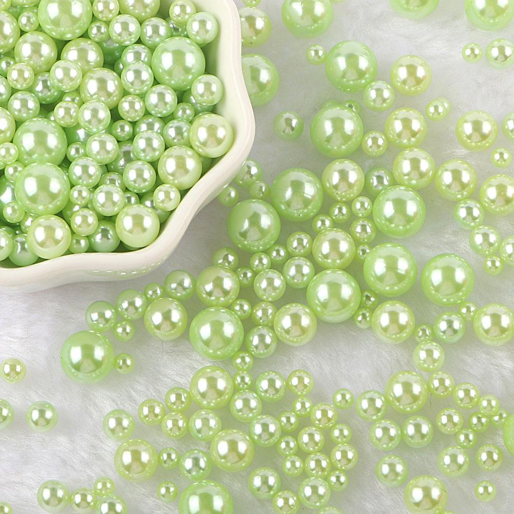 3-10mm 10g No Hole ABS Imitation Pearl Bead Round Plastic Acrylic Spacer Bead for DIY Jewelry Making Findings
