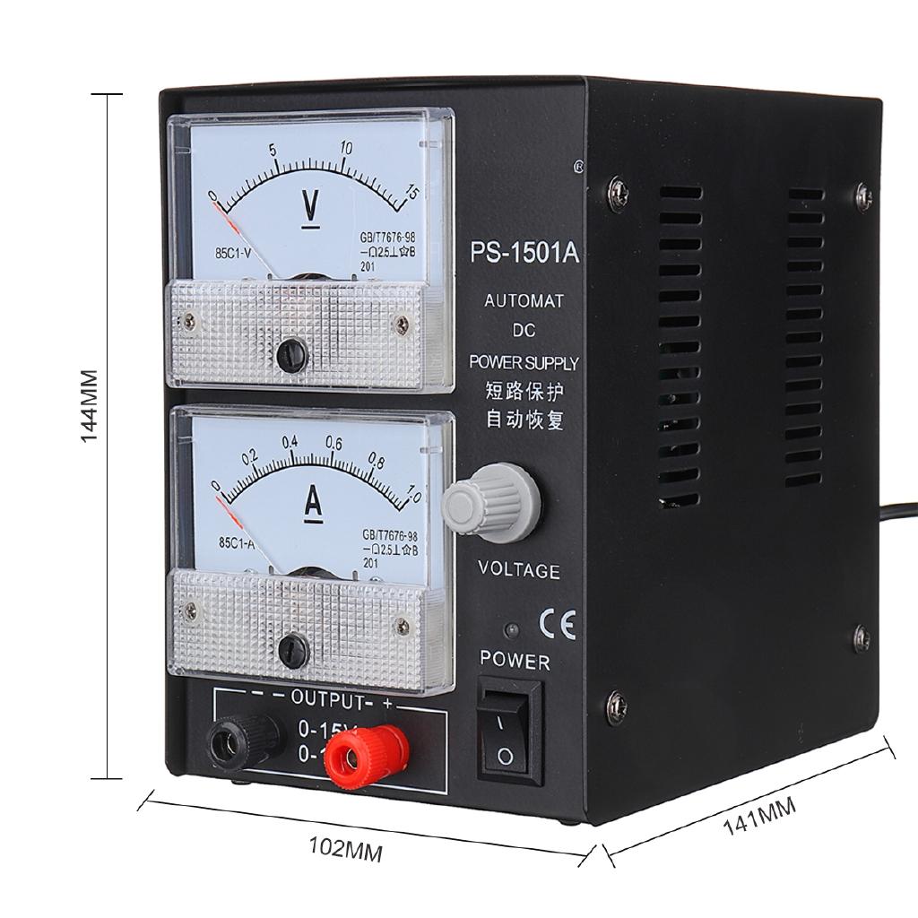 1Pcs 110V / 220V Adjustable DC Power Supply 15V/1A Communication and Maintenance Dedicated Regulated Power Supply