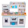 Kitchen Playset Kids Pretend Cooking Play Toy 24 Piece Accessories White