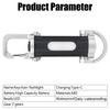 Rechargeable Keychain Flashlight,Multi Modes COB LED,Portable Hook,Type-C,Emergency Light,Red Blue Warning,Camping,Outdoor,EDC