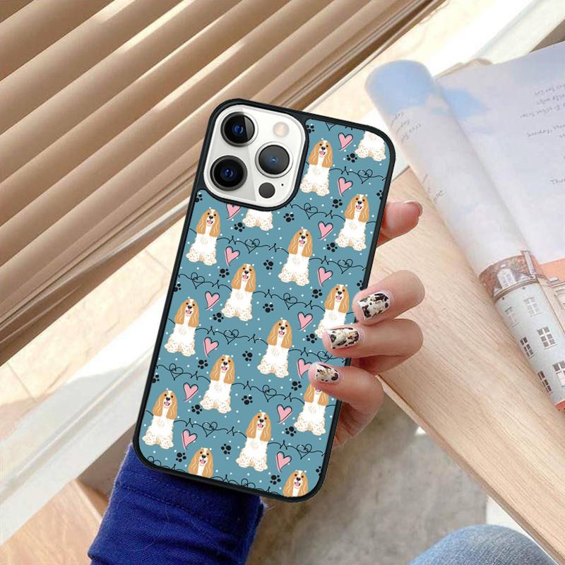 Cartoon Cocker Spaniel Mobile Phone Cases Cover For iPhone 17 Air 16 15 14 12 13 11 Pro MAX apple Plus Coque
