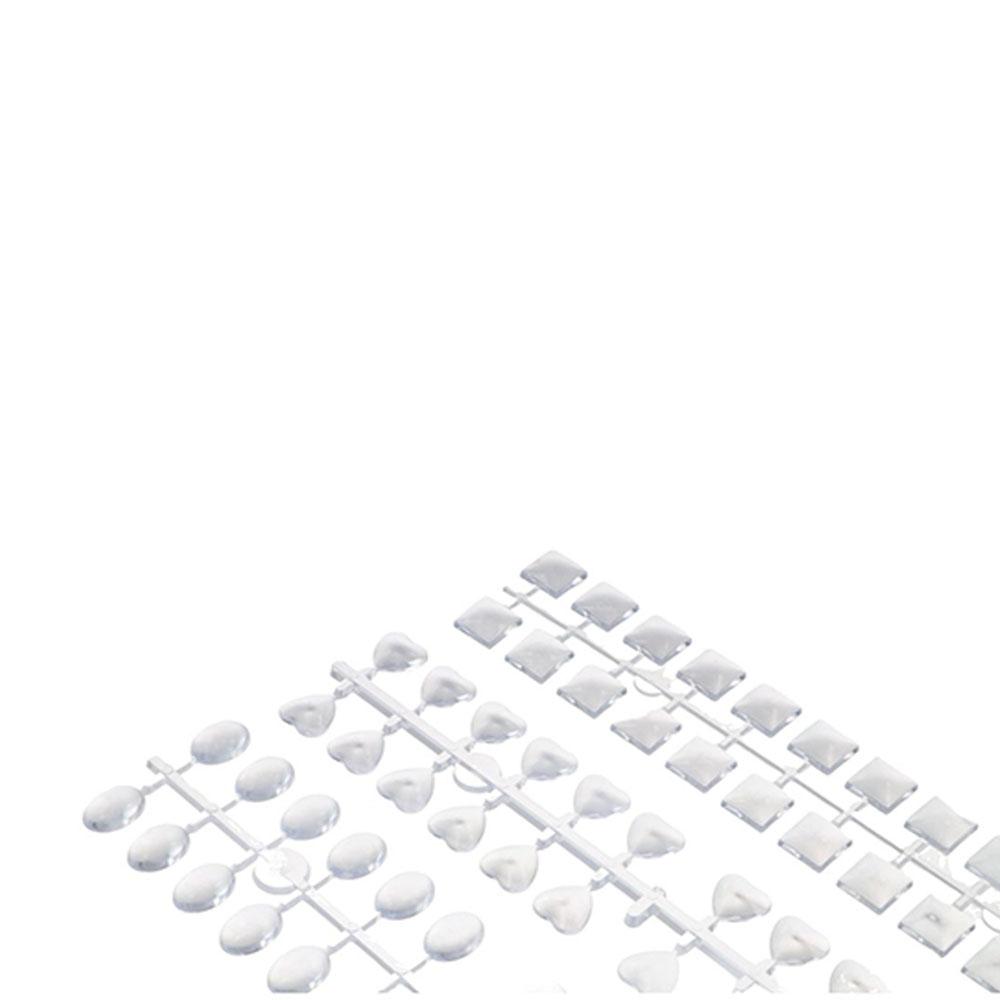 Acrylic Heart Shape Color Showing Shelf Nail Tools Clear Nail Color Card Nail Color Display