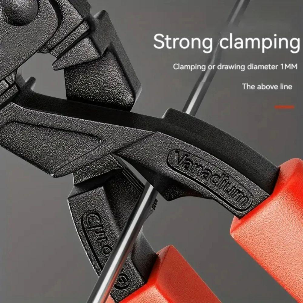 Heavy Duty Steel Wire Pliers Multi-functional Bolt Pliers Durable Wire Breaker Home Repair