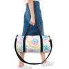 Tie-dye Pattern 2D Cartoon School Travel Bag Large Capacity Zipper Luggage Bag Best Gift for Boys Girls Fashion Style