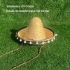 Colorful Straw Hats Mexican Style Men Women Summer Hats New Wide Brim Hats  for Halloween Party
