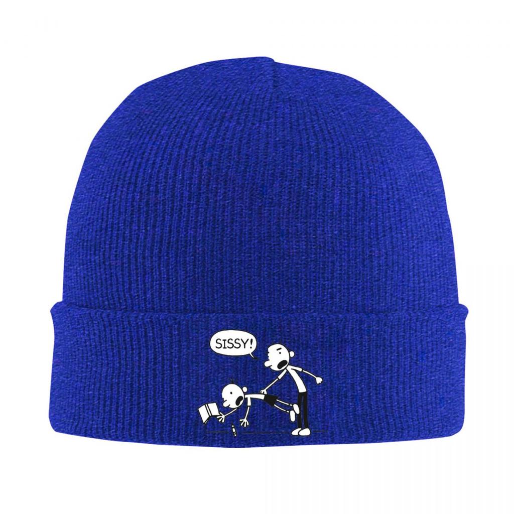 Diary Of A Wimpy Kid Warm Knitted Cap Hip Hop Bonnet Hat Autumn Winter Outdoor Beanies Hats for Men Women Adult