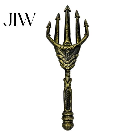 Durable Cosplay Spear Halloween Five-pronged Toy, Lightweight Handheld Plastic Five-tined Toy Fork, Weapon Props for Costume Party Stage Performance