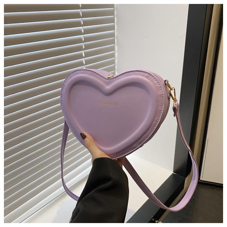 Women's 2024 Heart-Shaped Crossbody Bag - Trendy, Cute, Mini Shoulder Bag for Girls