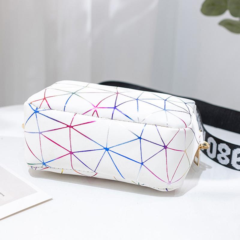 Women Laser Crossbody Bag Sling Shoulder Bag Jelly Holographic Square Messenger Satchel Bag Premium Durable Quality