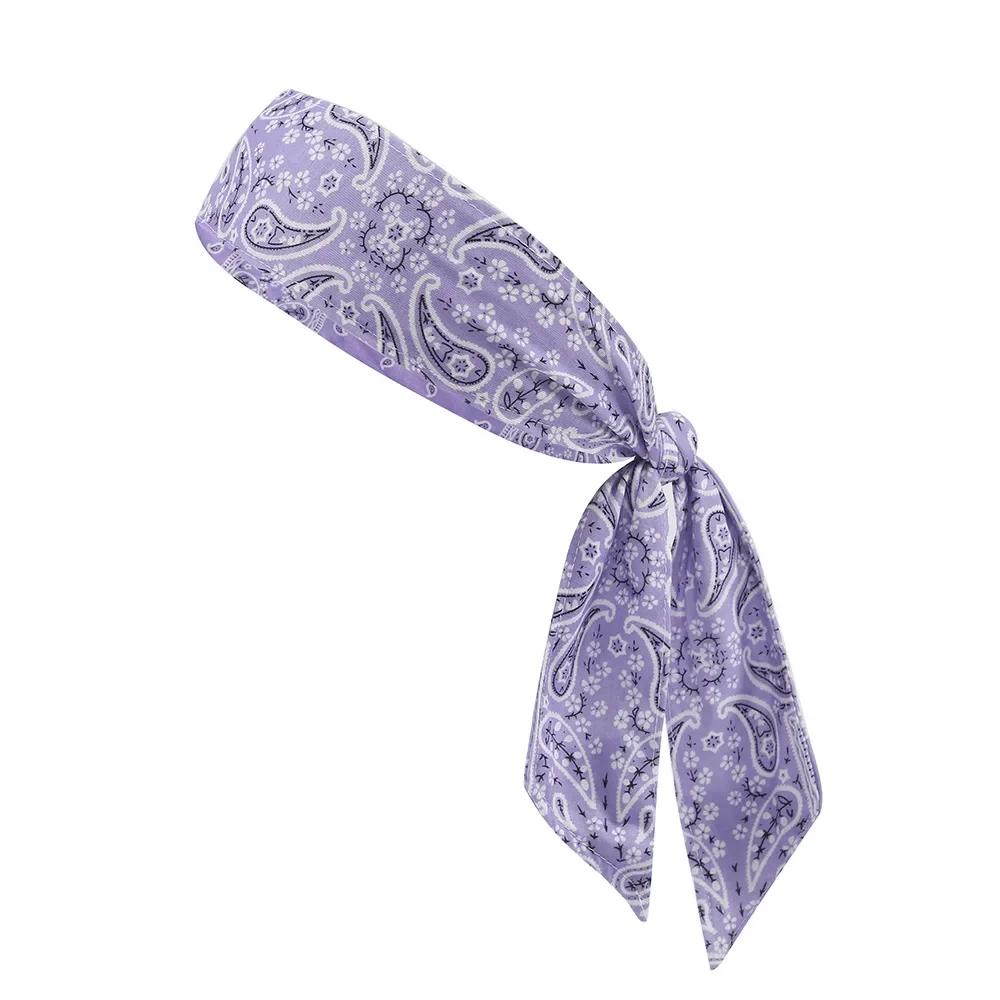 1pc Multicolor Headband Elastic Sports Sweatband Athletic Headband Men Women Gym Fitness Yoga Protection Scarf Hair Band Bandage