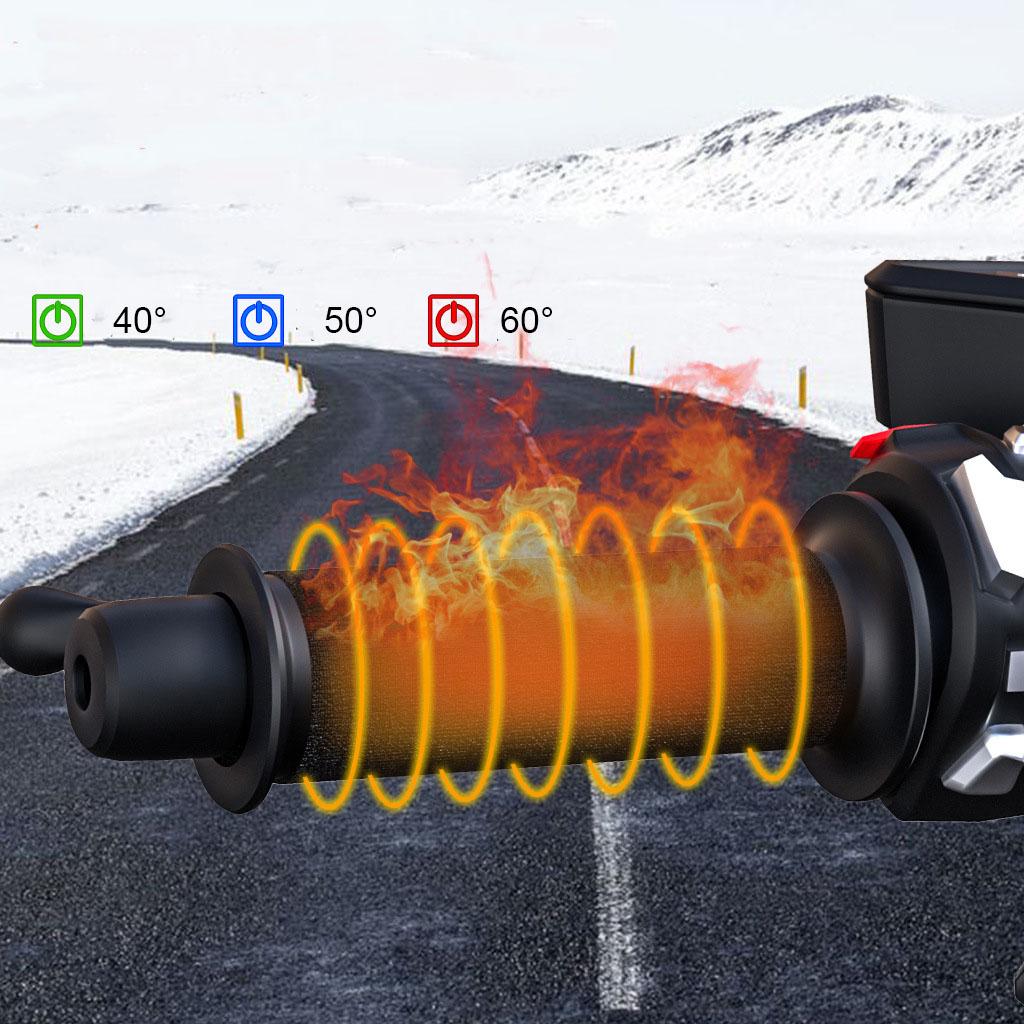 Easy Installation Electric Heated Pad for Motorcycle 22mm Handlebar Warmer Pads