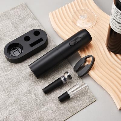 Electric Wine Opener Rechargeable Automatic Corkscrew with Charging Base Wine Bottle Opener USB Rechargeable Kitchen Wine Tools Accessories