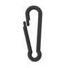 100 Pieces Mini Plastic Carabiner Hooks Buckle Clips for Paracord Keychain Bag Strap Parts