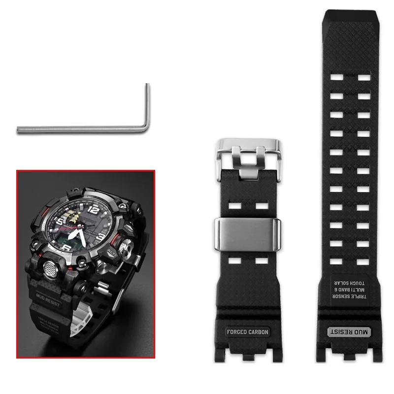 ONEWatch Akcesoria Do Casio G-SHOCK GWG-2000 GWG-2040 Mudmaster Wymienna Pasek Opaska Męski Sportowy Wodoodporny Żywica BransoletkaMN