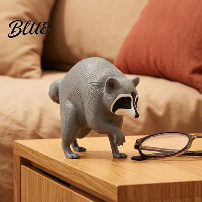 Creative Desk Figurines 3D Printed Raccoon Figurine Realistic Animal Statue Decorative Desktop Ornament Durable Pla Ornaments for Home Living