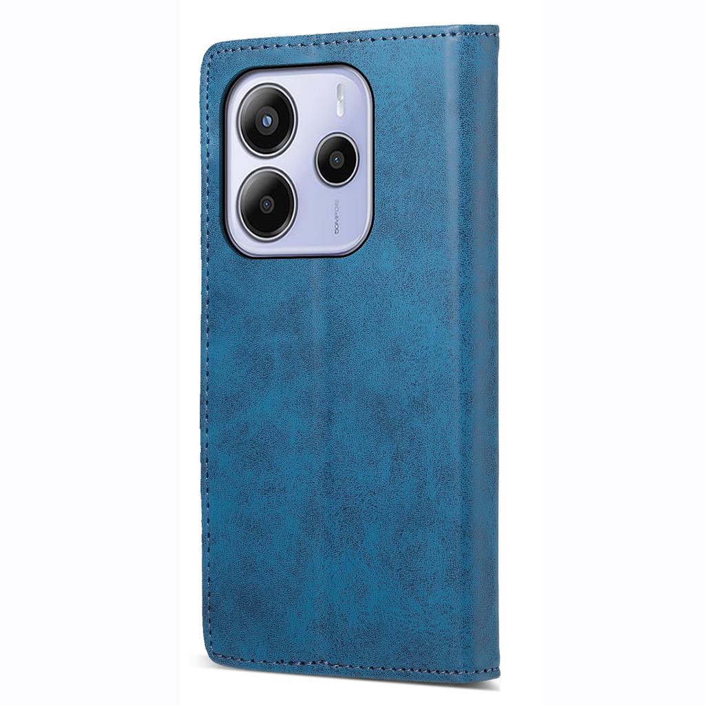 For Xiaomi Redmi Note 14 4G (164.84mm) Wallet Case RFID Blocking PU Leather Phone Cover