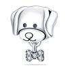 Copper Loving Dog Bead Charms Dog Paw Charm Bead Charms Compatible With Brand 3mm Authentic Bracelets Fine Do It Yourself Women Jewellery Gift