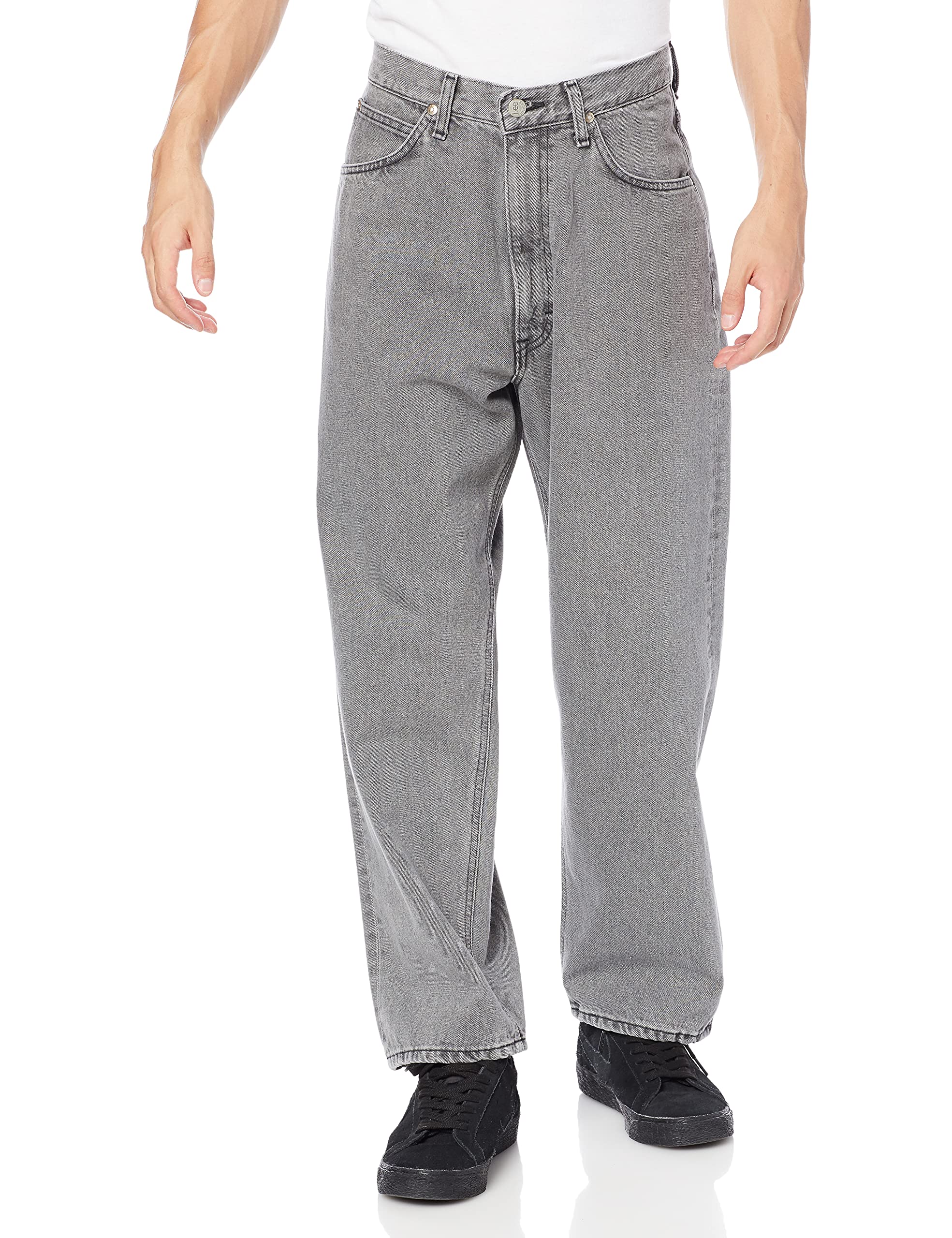 

Lee Black Riders Широкие 359 Размер S Мужской Деним, Серый, серый