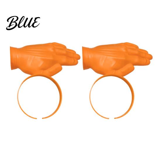 Summer Sun Hat Hand-Shaped Visor 3D Printed Funny Novelty Headwear Outdoor for Activities Unique Face Shield Gardening Hiking Beach Ergonomic