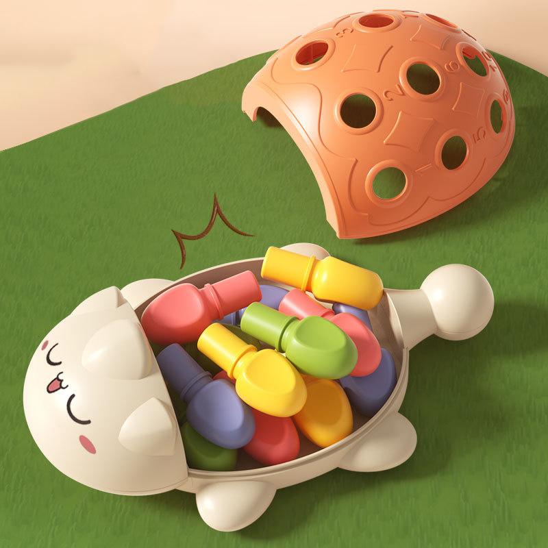 Insert Dinosaur/Hedgehog Puzzle Toy Game Fine Motor Training Hand-Eye Coordination Gift For Children