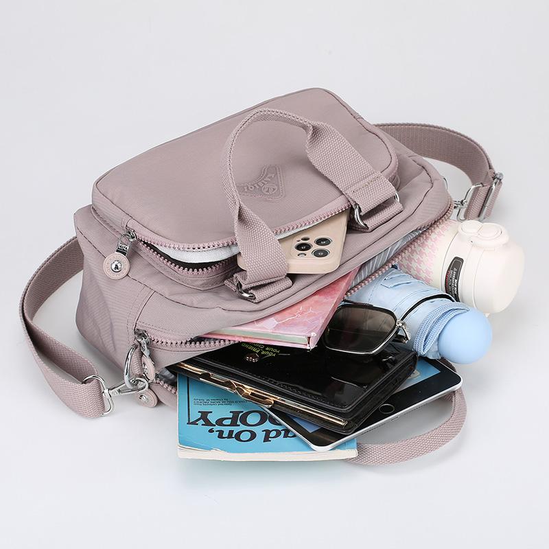 Shoulder Bag Women's Nylon Crossbody Bag Mother Bag Water-Repellent Handbag