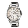 [Casio] Men's Metal Watch MTP-1384D series, 4 Colors (Black / Blue / Beige / White)