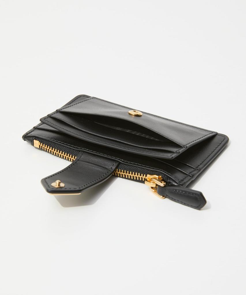 Prada SAFFIANO Card Case, Women's, 1MC038, 2CNP, NERO [Parallel Import]