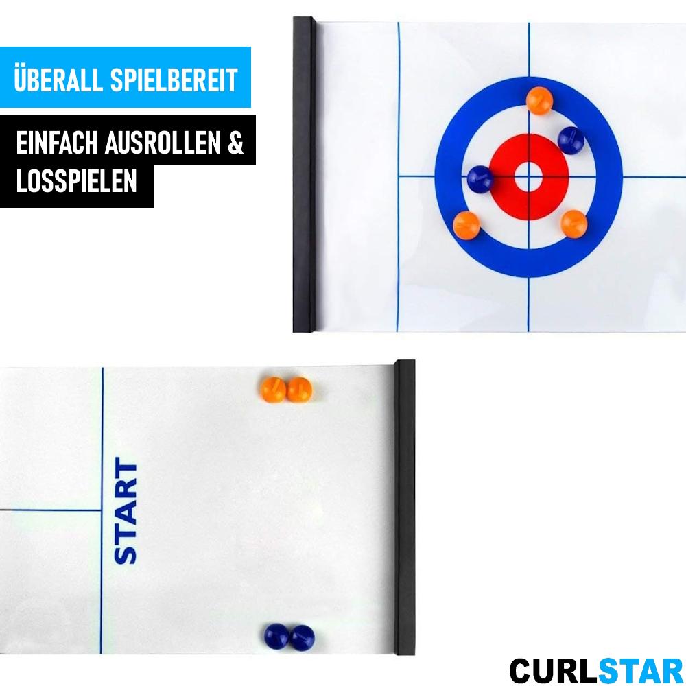 CURLSTAR Curling Game Board Game Family Game Ice Stock Sport Table Game