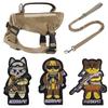 5-piece Set Light Tactical Cat Harness Summer Pet Outdoor Walking Supplies for Small Dogs Cats Breathable Kitten Puppy Harnesses