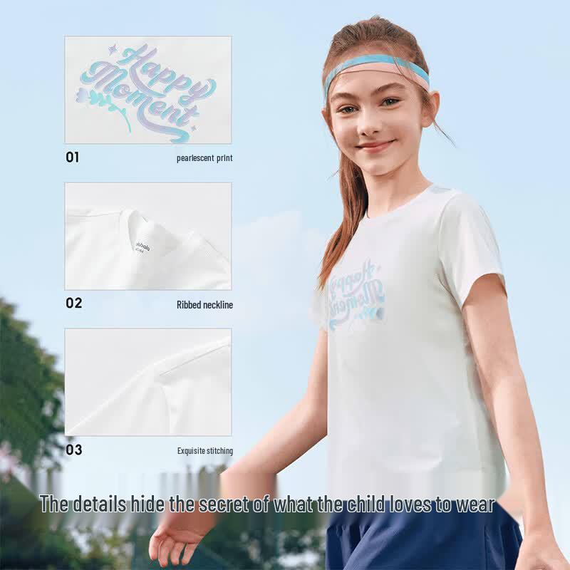 Balabala Girls' Short Sleeve T-Shirt