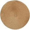 Set De Table Rond - KAEMINGK - 38 Cm - Plastique Lavable - Réutilisable - Doré