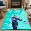 Cartoon Girls Anime Carpet Floor Rug Washable Anti-Slip Unique Decor for Living Room Play Room Girls Bedroom Popular Rug