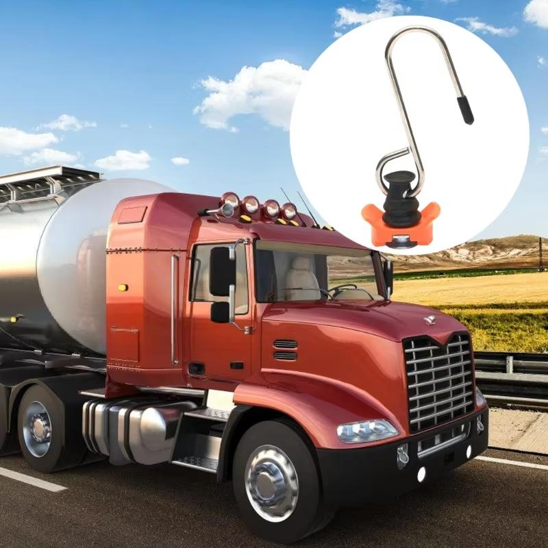 4pcs Universal Airline Rails Metal Hooks Heavy Duty Cargo Securing Accessories for Motorhomes Trucks Transportation