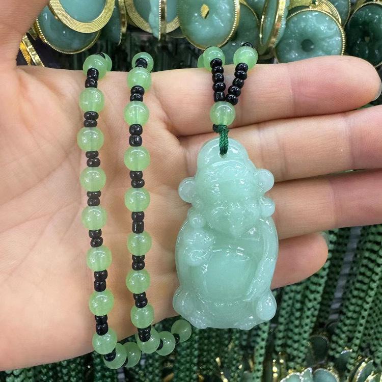 Drache Verwandelt Fisch Buddha Halskette: Reichtum & Schutz