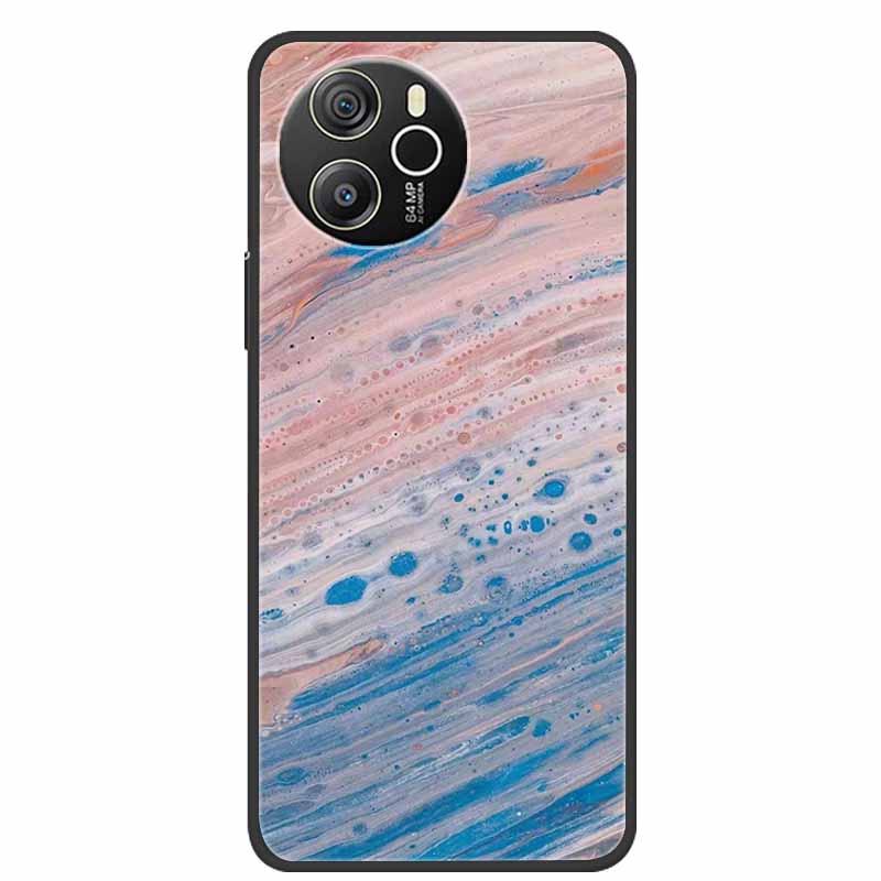 Case For Blackview Shark 8 TPU Soft Silicone Back Cover For Blackview Shark8 Phone Cases Marble Painted Colorful Bumper New Capa