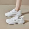 Fashion trend travel sports leisure women's shoes spring and summer 2025 new versatile platform white shoes women's