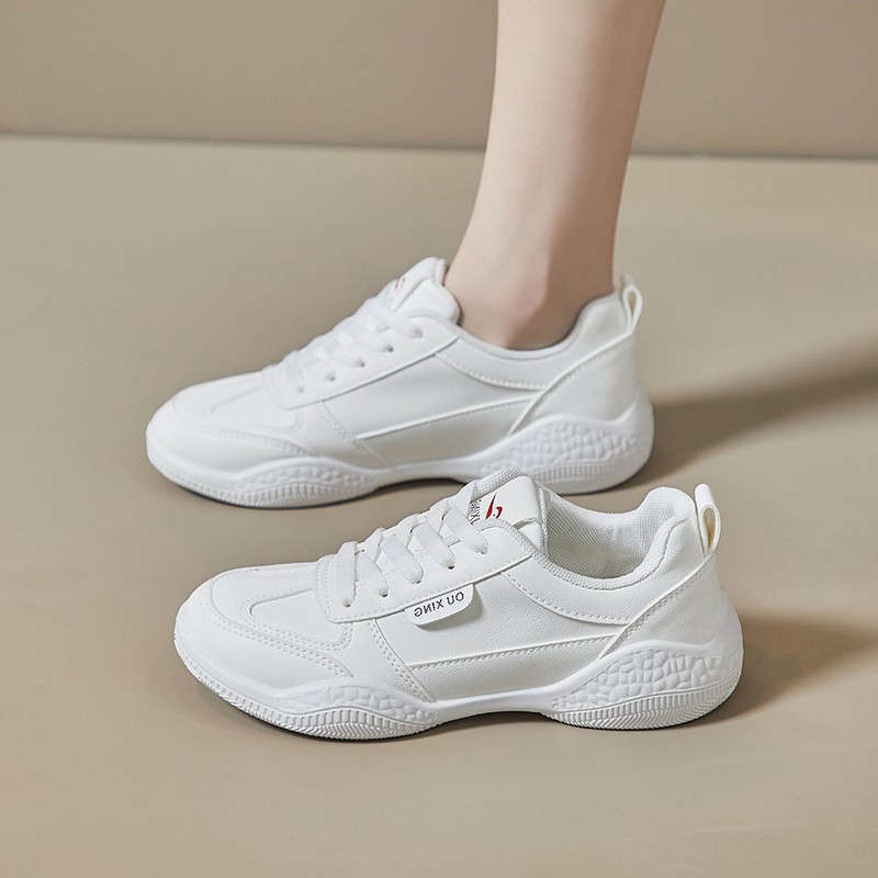 Fashion Trend Travel Sports Leisure Women's Shoes Spring and Summer 2025 New Versatile Platform White Shoes Women's