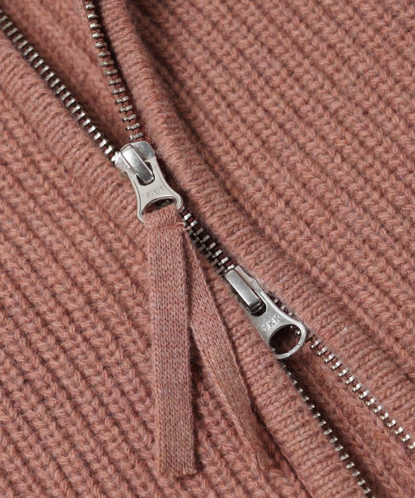 Frizmworks Wool Deck Zip Up Cardigan _ Indian Pink