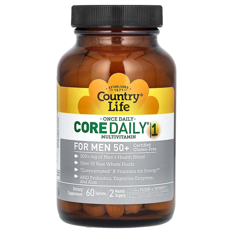Core Daily-1, For Men 50+, 60 Tablets