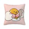 Aangepaste Anime Gudetama Cartoon Kussenhoes 40x40cm Zacht Luxe Sierkussen Woonkamer Decoratie