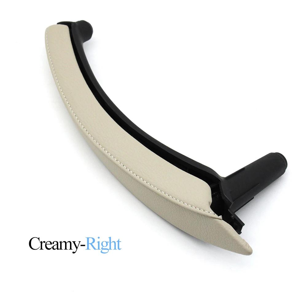 For BMW X5 X6 E70 E71 E72 2007-2013 Upgraded Car Left Right Passenger Door Pull Handle with Leather Cover Trim Replacement