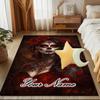 1PC Custom Name Day Dead Beauty Theme Floor Mat Ideal for Living Room, Game Rooms, Office, Bedroom, Office Floor Mat , Floor Mats for Home