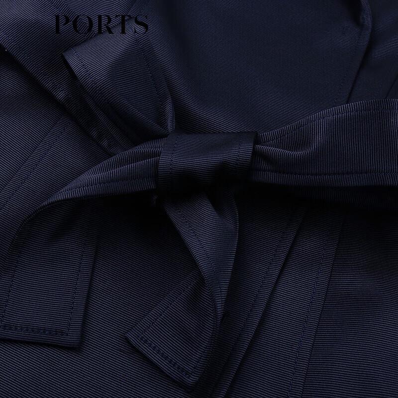 PORTS Women's Belted Slim Trench Coat