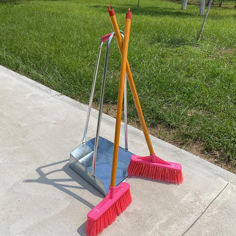 Long Handle Heavy-Duty Iron Dustpan