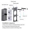 RAM Memory Cooler For DDR3 DDR4 DDR5 PC Memory Heat Sink 5V 3Pin ARGB RAM Cooling Fan 4Pin PWM Temperature Control Fan Radiator