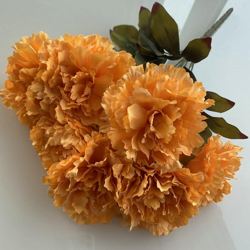 Artificial Peony Flowers For Wedding Decor With Soft Fleece Material For Home And Event Use