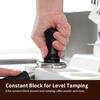 Watchget Tamper, Espresso Maker Coffee Tamper, Calibrated Tamper with 30lb Constant Pressure Spring and Flat Base, Commercial Coffee Dispensing Tool,